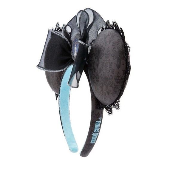 Disney Parks The Haunted Mansion Minnie Mouse Ear Headband for Adults NWT - Picture 3 of 5